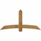 Ekena Millwork Bellingham Rough Sawn Timber Gable Bracket, Western Red Cedar, 72"W x 36"H x 4"D x 6"F, 12/12 Pitch GBW072X36X0406BEL00RWR - alternate 1
